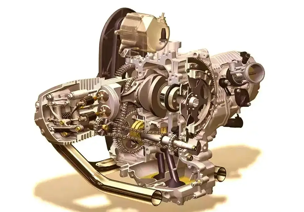 Sistema de transmissão de energia e mudança de marcha para motocicleta