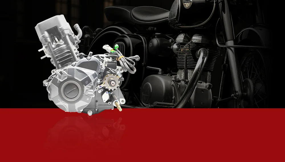 Peças de motor de motocicleta