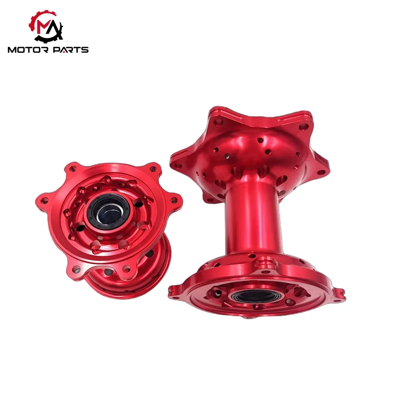 Conjunto de cubo de roda dianteira e traseira de alumínio CNC para Honda CRF250R CRF450R