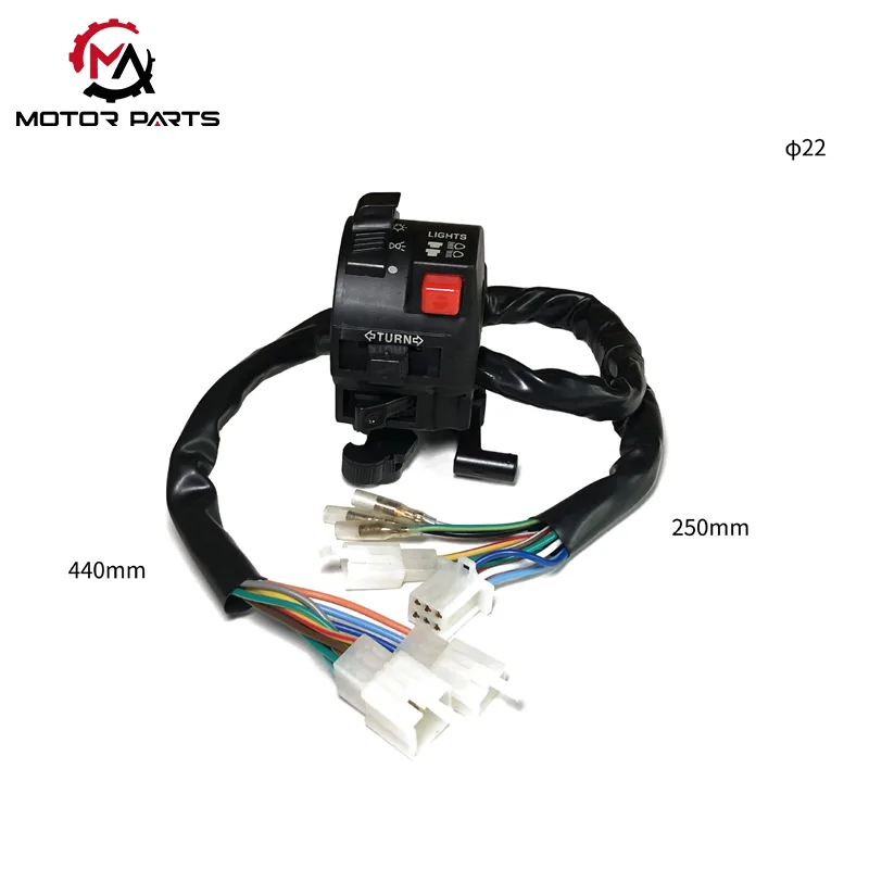 Interruptores do punho dos acessórios da motocicleta de Honda Wave110