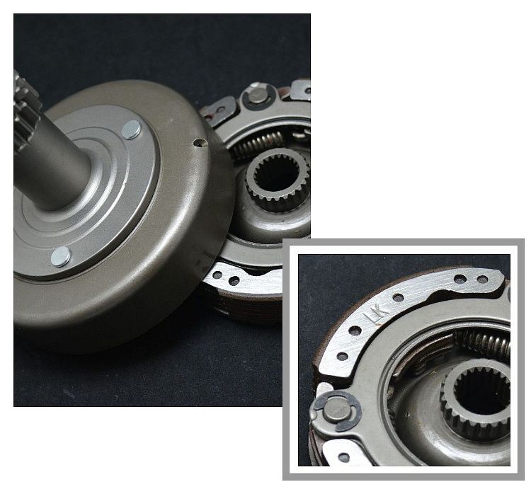 Clutch spring structure