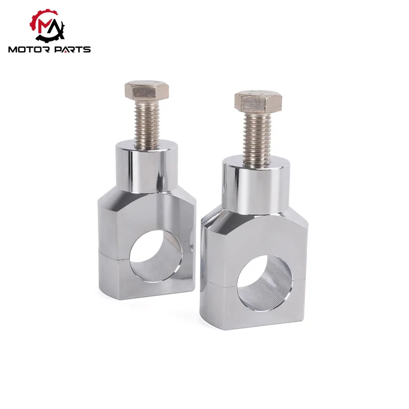 Risers de guiador de alumínio CNC universais 25mm